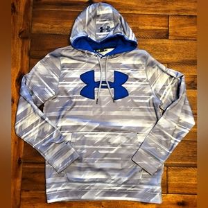 Under Armour, men's size M, grey/blue